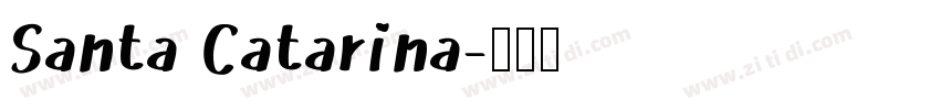 Santa Catarina字体转换